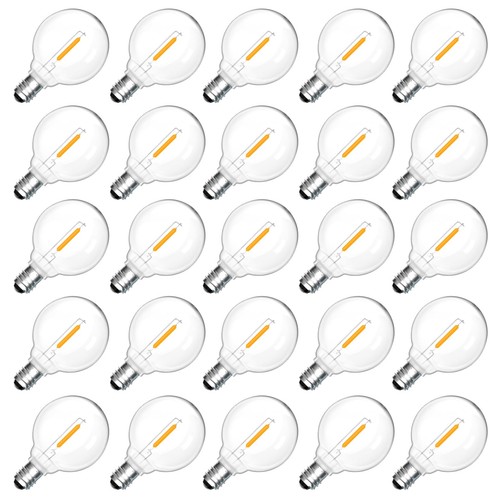 Pezzi lampadina led g40 e12 - 25,