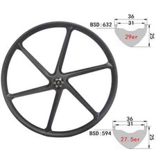 Set ruote 29er 6 razze XC AM