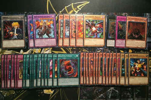 Yugioh red eyes - red, black
