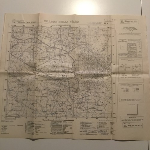 Mappa vallone della silica - vallone,