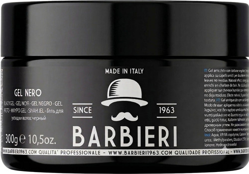 Gel nero capelli uomo black - capelli,