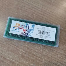 100 gancetti VERDI PLASTICA