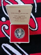 Medaglia Coppa Campioni  1989  Milan  Campione D'Europa + Sciarpa Originale +sci