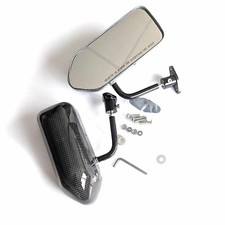GP Fibra di Carbonio Race Specchietti Ala Grandi Tipo F1 Kit Specchietti Porta Auto Bicicletta Z0726