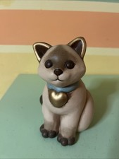 Thun Gatto Siamese Medio ,Vintage Fuori Produzione,h. 16 Cm