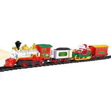 Trenino babbo natale su - natale,