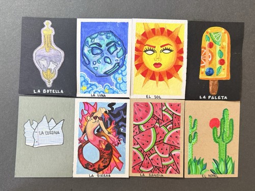 Aceo originale astratto - aceo,