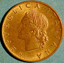 Italy 20 Lire 1973 KM# 97