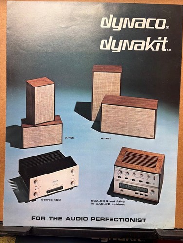 Brochure vintage dynaco - brochure,