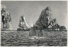 ANCONA - DINTORNI - SCOGLIO DELLE DUE SORELLE - VIAGG. 1961 -52258-