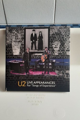 Live appearances for - cd, u2