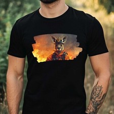 T-shirt uomo canguro come
