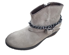 👢 Stivali da motociclista Replay da donna e ragazza Kingston - stivali scamosciati tortora - taglia 33