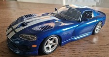 Burago Dodge Viper GTS COUPÈ 1/18 Blu 1996 Made In Italy