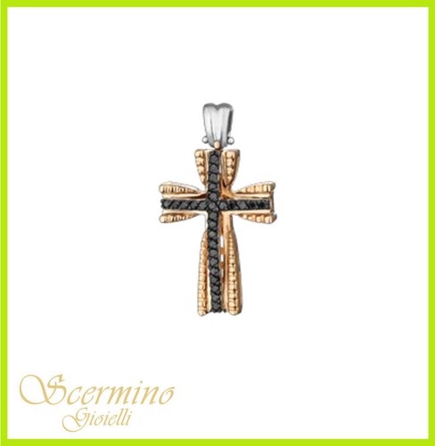 Pendente croce uomo oro - uomo, in