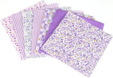 6 Pezzi Tessuto Cotone Stoffa