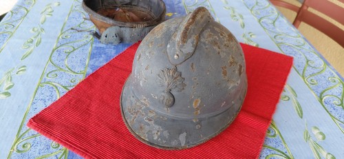 Casque adrian infanterie poilu - infanterie,