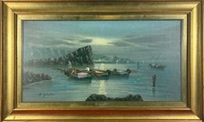 Quadro Mario Galanti olio su