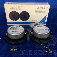 ►AUDIOLA DT 7◄COPPIA SOFT DOME TWEETER 100W NEW NUOVI AUTO CASA DIFFUSORI AUDIO