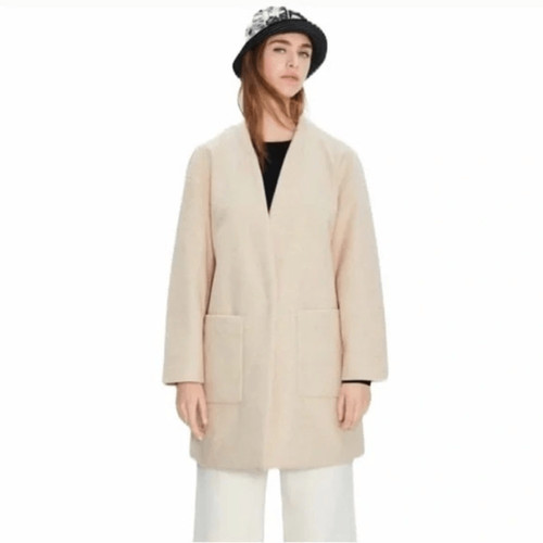 Zara oversized collarless - zara,