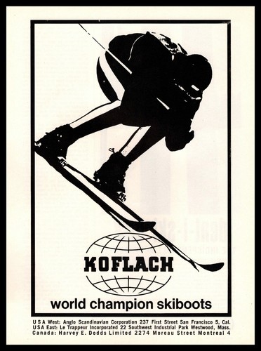 1964 koflach ski boots - koflach,