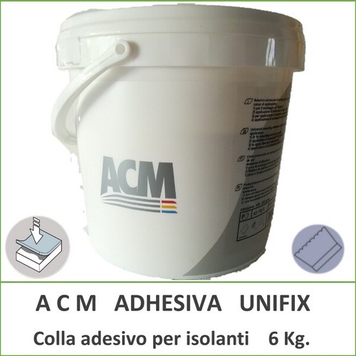 Colla adesiva per isolanti per