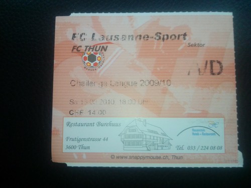 Biglietto thun losanna - biglietto,