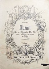 Sheet Music - Mozart -