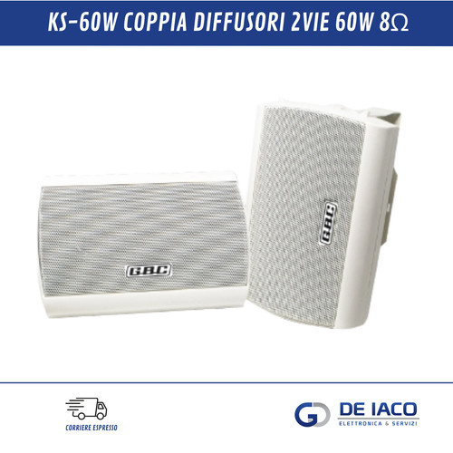 60w coppia di diffusori - -,