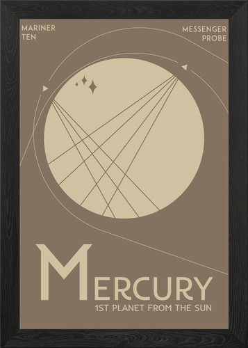 Quadro mercury art deco - mercury,