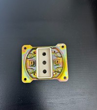 Presa bipolare con base ceramica x scatola rotonda Bticino Piuma art.016 SM