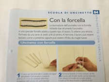 Scheda tecnica Scuola Uncinetto Handmade con la forcella 84