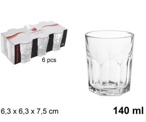 Servizio set pezzi bicchieri - servizio,