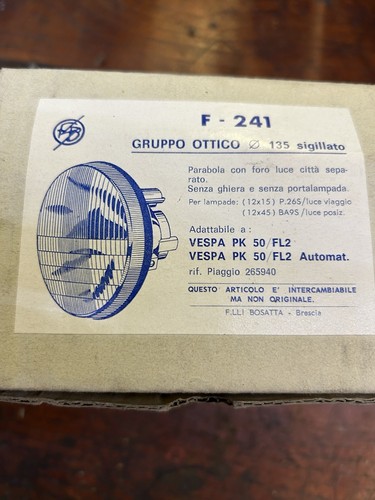 Gruppo ottico vespa 50 - ottico,