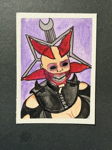 Aceo horror originale - horror,