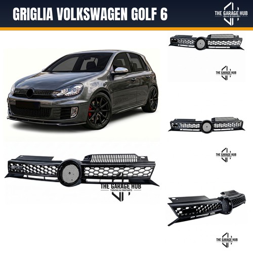 Griglia sportiva nera lucida - nera,