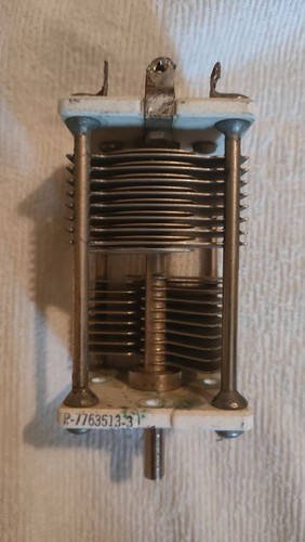 Condensatore variabile per - condensatore, hf