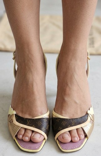 Louis vuitton slingbacks - louis,