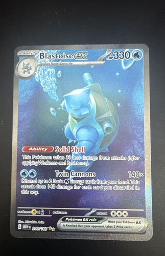 Blastoise 200 165 sv - blastoise, 200/165