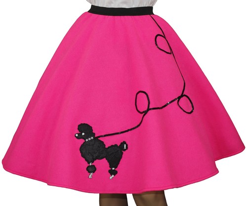 Gonna barboncino rosa fluo
