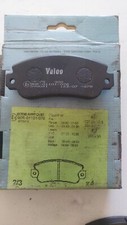 pasticche freni marca valeo wva 20775 per fiat panda, uno, y10,  ibiza e malaga