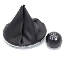 SET POMELLO CAMBIO 5 MARCE PER FIAT 500 500C CON CUFFIA E ANELLO DI RITENZIONE