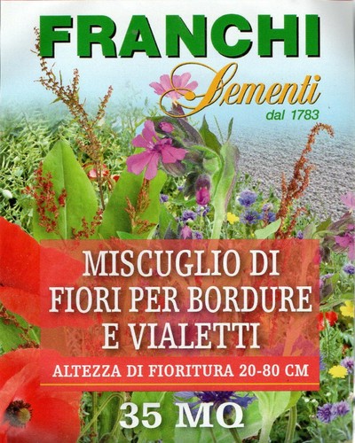 Miscuglio fiori per bordure - per,