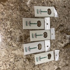 5 APRIBOTTIGLIE BIRRA VINTAGE HEINEKEN PREMIUM LEGGERO GERMANIA MAGNETE SUL RETRO 4"X2"