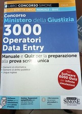 LIBRO 3000 Operatori Data Entry Concorso Ministero della Giustizia 336/A Simone