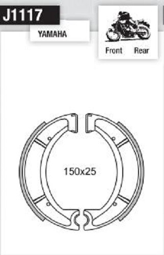 Ganasce freno j1117 - freno, 150x25