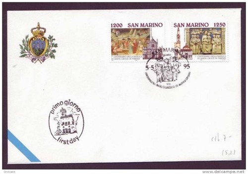 Fdc san marino 700 - , 700°