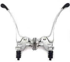 Coppia Leve Cromate Freno Frizione Replica Tommaselli Diam. 22