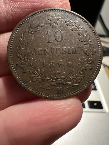 Centesimi 1866 milano regno - centesimi,