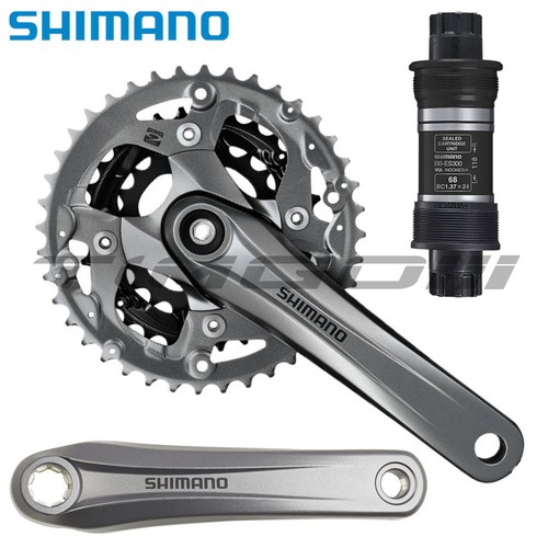 Guarnitura tripla shimano 3x9 - tripla,